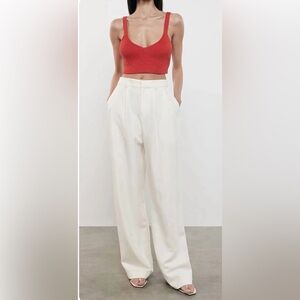 Enza Costa linen bralette